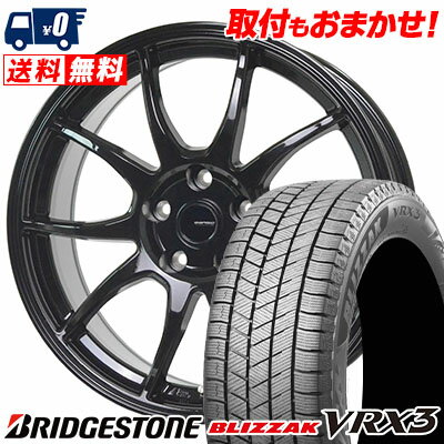 205/55R16 91Q BRIDGESTONE ブリヂストン BLIZZAK VRX3 ブリザック VRX3 G-SPEED G-06 Gスピード G-06 スタッドレスタイヤホイール4本セット【取付対象】