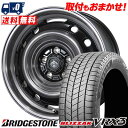 205/60R16 96Q XL BRIDGESTONE BLIZZAK VRX3 LANDFOOT XFG スタッドレスタイヤホイール4本セット 【取付対象】