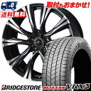 215/55R17 94Q BRIDGESTONE BLIZZAK VRX3 WEDS LEONIS VR スタッドレスタイヤホイール4本セット 【取付対象】