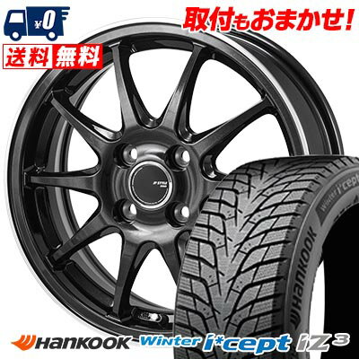 185/60R15 88T XL HANKOOK Winter i*cept IZ3 W636 JP STYLE R10 スタッドレスタイヤホイール4本セット 【取付対象】