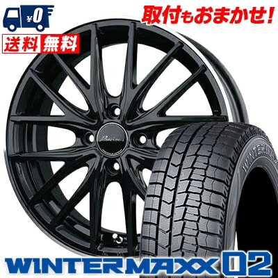 185/55R15 DUNLOP ダンロップ WINTER MAXX 02 WM02 ウインターマックス 02 Precious AST M1 プレシャス アスト M1 スタッドレスタイヤホイール4本セット【取付対象】