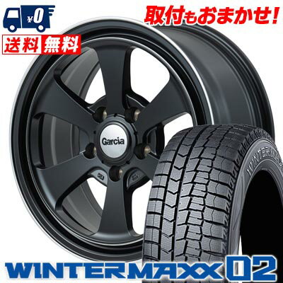 205/60R16 96T XL DUNLOP WINTER MAXX 02 WM02 Garcia Dallas6 スタッドレスタイヤホイール4本セット 【取付対象】
