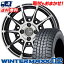 195/60R16 89Q DUNLOP WINTER MAXX 02 WM02 GALERNA REFINO スタッドレスタイヤホイール4本セット 【取付対象】