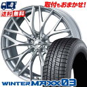 255/35R19 96Q XL DUNLOP WINTER MAXX 03 WM03 weds LEONIS MX スタッドレスタイヤホイール4本セット 【取付対象】