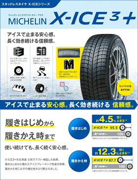 205/60R16 96H XL MICHELIN ミシュラン X-ICE3+ XI3PLUS エックスアイス3プラス SMACK LAVINE スマック ラヴィーネ スタッドレスタイヤホイール4本セット