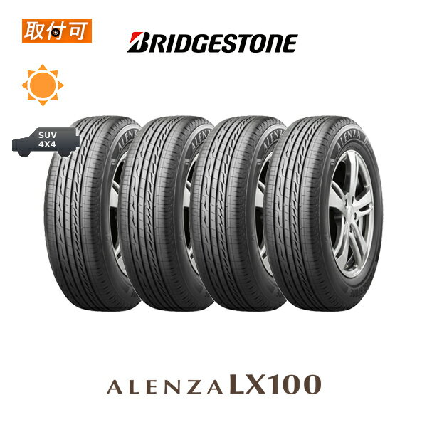 【P最大15倍！買い回らなくても！OM】【取付対象】送料無料 ALENZA LX100 235/55R18 100V 4本セット 新品夏タイヤ ブリヂストン BRIDGESTONE アレンザ