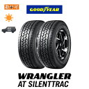 ytΏہz WRANGLER AT SILENTTRAC 265/60R18 110H OWL 2{Zbg Viă^C ObhC[ Goodyear O[ AT TCggbN zCg^[