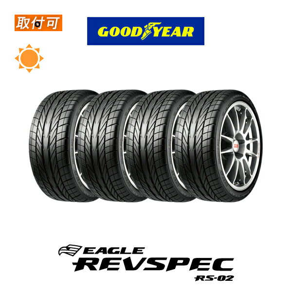 【P最大4倍以上!18の日】【補償対象 取付対象】送料無料 EAGLE REVSPEC RS-02 235/40R17 90W 4本セット 新品夏タイヤ グッドイヤー Goodyear イーグル レヴスペック RS-02