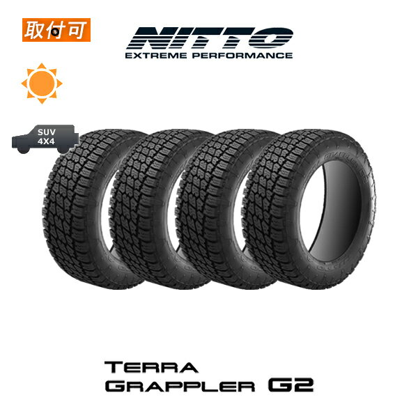 【P最大4倍以上!18の日】【取付対象】送料無料 TERRA GRAPPLER G2 265/50R20 111S XL 4本セット 新品夏タイヤ ニットー NITTO テラグラップラー