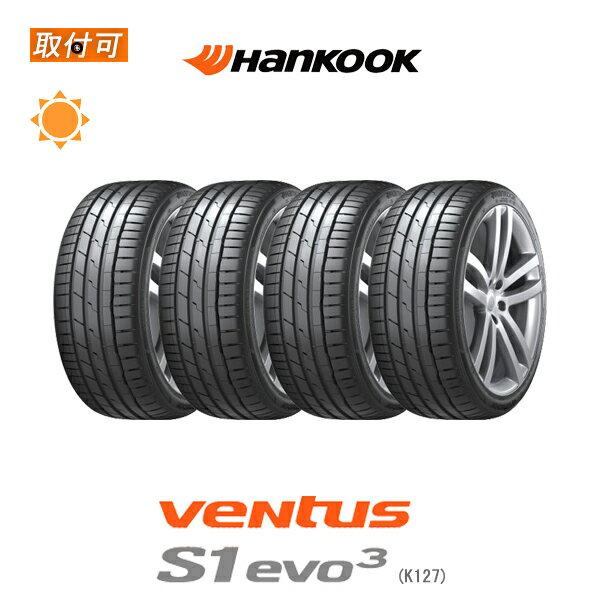 【P最大4倍以上!18の日】【取付対象】送料無料 Ventus S1 evo3 K127 255/45R19 104Y XL MO メルセデス承認タイヤ メルセデスベンツ承認タイヤ 4本セット 新品夏タイヤ ハンコック Hankook ベンタス