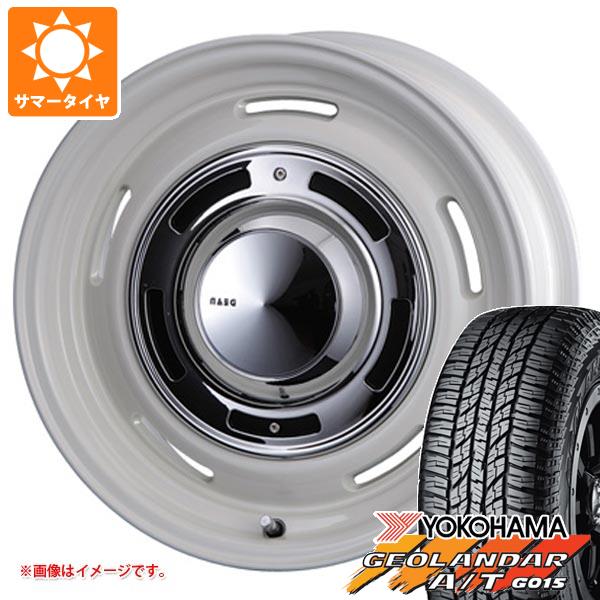 【タイヤ交換対象】エクリプスクロス GK系用 サマータイヤ ヨコハマ ジオランダー A/T G015 235/65R17 108H XL ブラックレター クリムソン ディーンクロスカントリー 7.0-17 タイヤホイール4本セット