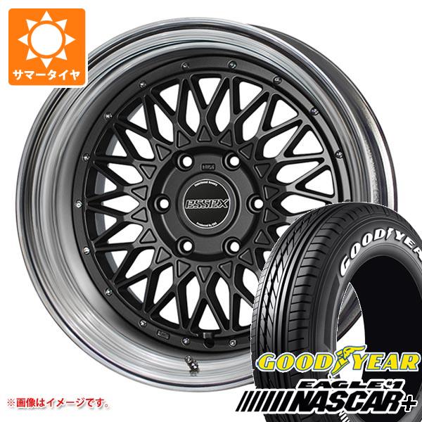 【タイヤ交換対象】ハイエース 200系用 2025年製 サマータイヤ グッドイヤー イーグル ＃1 ナスカープラス 215/60R17C 109/107R ホワイトレター エセックス ENCM 2P 6.5-17 タイヤホイール4本セット