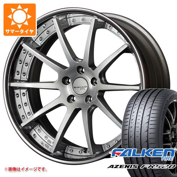 【タイヤ交換対象】サマータイヤ 225/40R19 93Y XL ファルケン アゼニス FK520L SSR エグゼキューター CV01 8.0-19 タイヤホイール4本セット