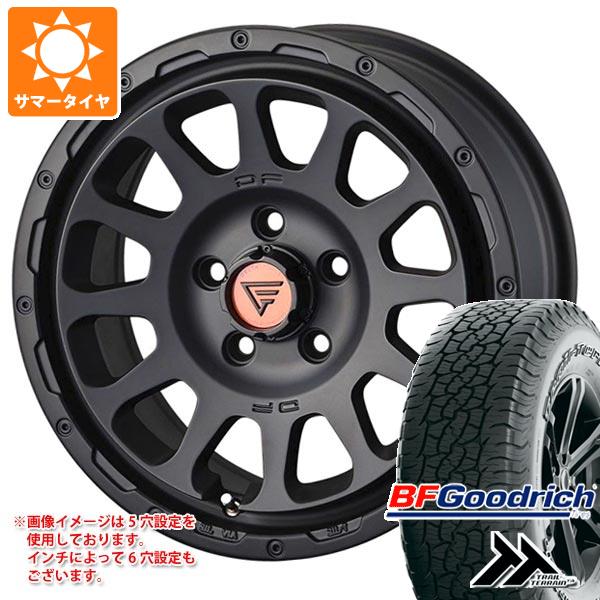 【タイヤ交換対象】サマータイヤ 225/60R17 99H BFグッドリッチ トレールテレーンT/A ブラックレター デルタフォース オーバル 7.0-17 タイヤホイール4本セット