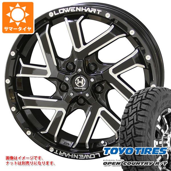 【タイヤ交換対象】エクリプスクロス GK系用 サマータイヤ トーヨー オープンカントリー R/T 225/65R17 102Q ブラックレター レーベンハート GXL206 7.0-17 タイヤホイール4本セット