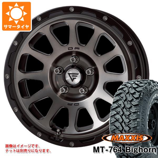 【タイヤ交換対象】サマータイヤ 225/75R16 10PR マキシス MT-764 ビッグホーン アウトラインホワイトレター デルタフォース オーバル 7.0-16 タイヤホイール4本セット