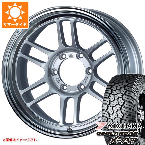 【タイヤ交換対象】ハイラックスサーフ215系用 サマータイヤ ヨコハマ ジオランダー X-AT G016 LT265/65R17 120/117Q ブラックレター エンケイ オールロード RPT1 8.5-17 タイヤホイール4本セット