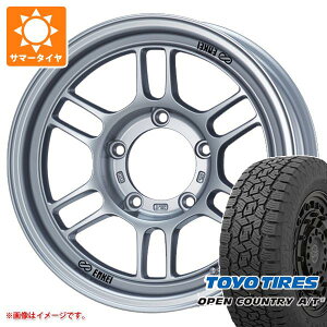 【タイヤ交換対象】ジムニーシエラ JB74W用 サマータイヤ トーヨー オープンカントリー A/T3 215/70R16 100T エンケイ オールロード RPT1 5.5-16 タイヤホイール4本セット