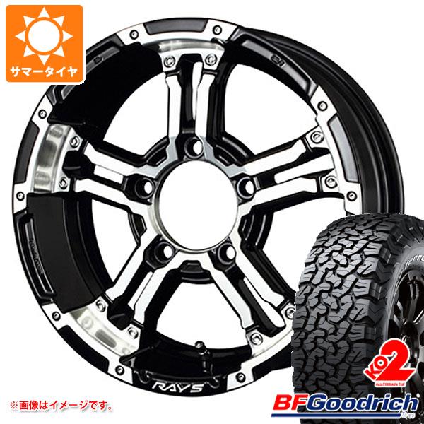 【タイヤ交換対象】5本セット ジムニーシエラ JB74W用 サマータイヤ BFグッドリッチ オールテレーンT/A KO2 LT225/70R16 102/99R ホワイトレター レイズ デイトナ FDX-J 5.5-16 タイヤホイール5本セット