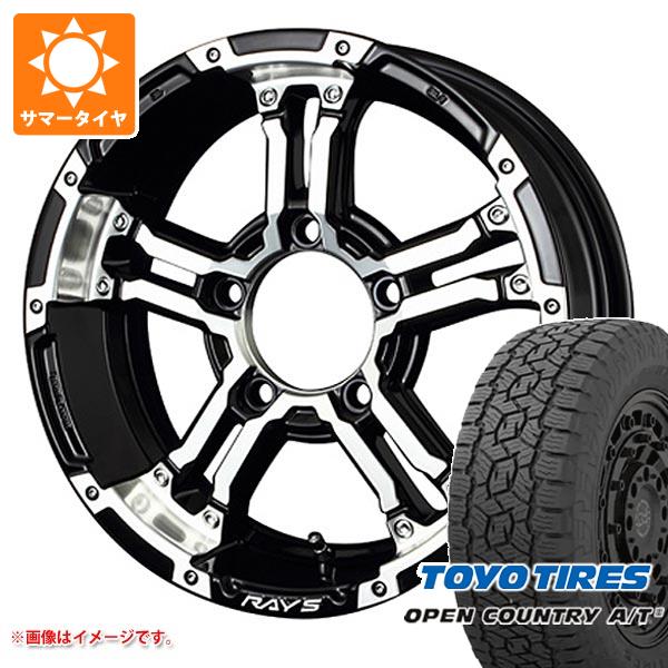 【タイヤ交換対象】5本セット ジムニー JB64W用 サマータイヤ トーヨー オープンカントリー A/T3 215/70R16 100T レイズ デイトナ FDX-J 5.5-16 タイヤホイール5本セット