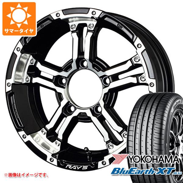 【タイヤ交換対象】ジムニーシエラ JB74W用 サマータイヤ ヨコハマ ブルーアースXT AE61 215/70R16 100H レイズ デイトナ FDX-J 5.5-16 タイヤホイール4本セット