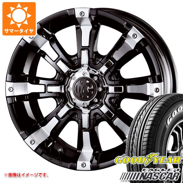 【タイヤ交換対象】ハイエース 200系用 2024年製 サマータイヤ グッドイヤー イーグル ＃1 ナスカー 215/65R16C 109/107R ホワイトレター クリムソン MG ビースト 7.0-16 タイヤホイール4本セット