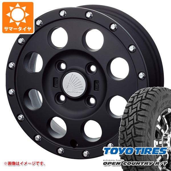 【タイヤ交換対象】キャリイ DA16T用 サマータイヤ トーヨー オープンカントリー R/T 145/80R12 80/78N LT ブラックレター (145R12 6PR相当) ラグナ IMX12 4.0-12 タイヤホイール4本セット