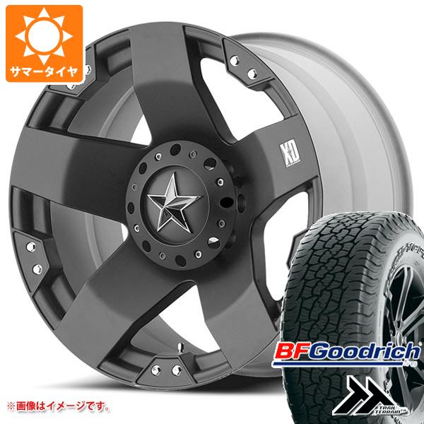 【タイヤ交換対象】サマータイヤ 265/65R17 112T BFグッドリッチ トレールテレーンT/A アウトラインホワイトレター KMC XD775 ロックスター 8.0-17 タイヤホイール4本セット