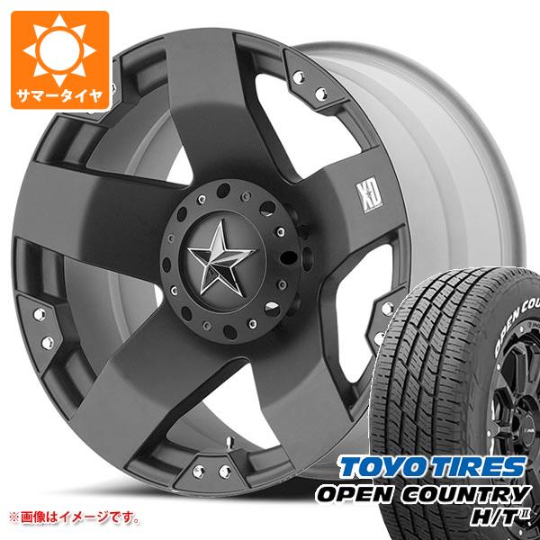 【タイヤ交換対象】ミツビシ エクリプスクロス GK系用 サマータイヤ トーヨー オープンカントリー H/T2 225/65R17 102H ホワイトレター KMC XD775 ロックスター 8.0-17 タイヤホイール4本セット