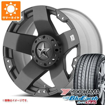 RAV4 50系専用 サマータイヤ ヨコハマ ブルーアース RV-02 235/65R17 108V XL KMC XD775 ロックスター 8.0-17 タイヤホイール4本セット