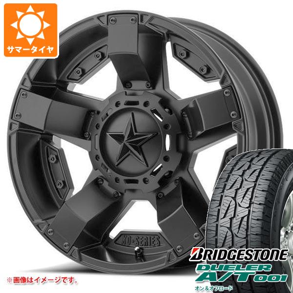 サマータイヤ 265/65R17 112S ブリヂストン デューラー A/T 001 ブラックレター KMC XD811 ロックスター2 8.0-17 タイヤホイール4本セット