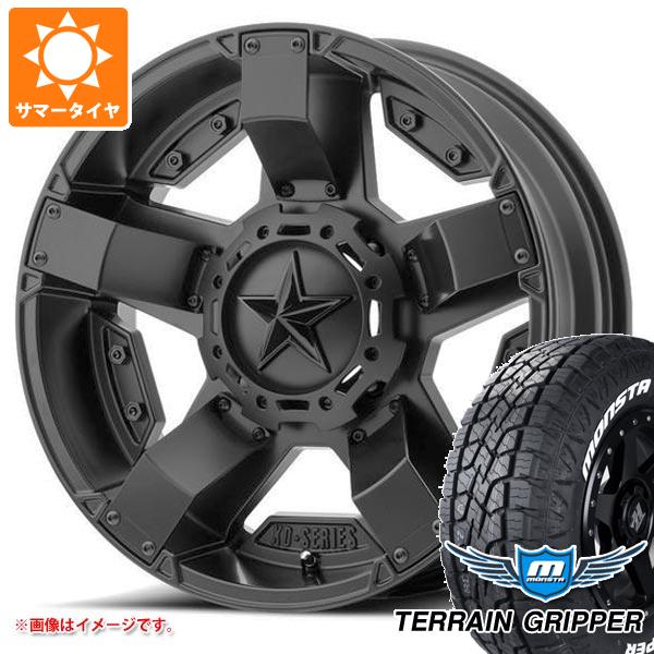 RAV4 50系用 サマータイヤ モンスタ テレーングリッパー 225/65R17 106T ホワイトレター KMC XD811 ロックスター2 8.0-17 タイヤホイール4本セット