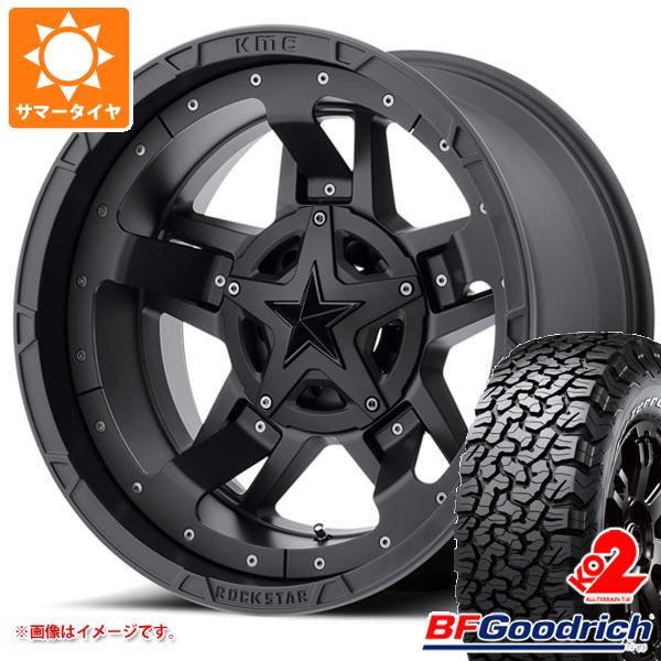 【タイヤ交換対象】サマータイヤ 285/55R20 117/114T BFグッドリッチ オールテレーンT/A KO2 ブラックレター KMC XD827 ロックスター3 9.0-20 タイヤホイール4本セット