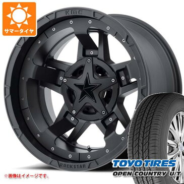 RAV4 50系専用 サマータイヤ トーヨー オープンカントリー U/T 265/65R17 112H KMC XD827 ロックスター3 8.0-17 タイヤホイール4本セット