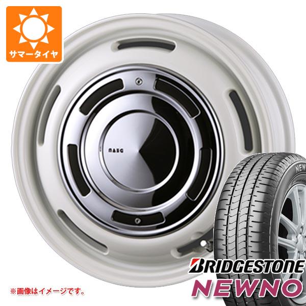 【タイヤ交換対象】エブリイワゴン DA17W用 サマータイヤ ブリヂストン ニューノ 165/60R14 75H クリムソン ディーンクロスカントリー 4.5-14 タイヤホイール4本セット