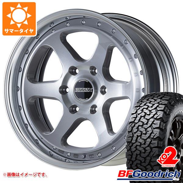 ハイエース 200系用 2022年製 サマータイヤ BFグッドリッチ オールテレーンT/A KO2 LT215/70R16 100/97R ホワイトレター エセックス EL 2P 6.5-16 タイヤホイール4本セット