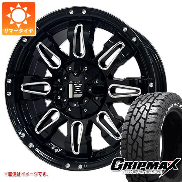 【タイヤ交換対象】CX-8 KG系用 サマータイヤ グリップマックス マッドレイジ R/T MAX LT225/65R17 107/103S ホワイトレター オフビート レクセル バレーノ オフロードスタイル 8.0-17 タイヤホイール4本セット