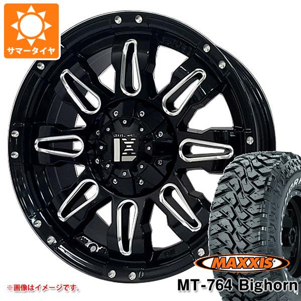 【タイヤ交換対象】サマータイヤ 265/70R17 118/115Q 8PR マキシス MT-764 ビッグホーン ホワイトレター オフビート レクセル バレーノ オフロードスタイル 8.0-17 タイヤホイール4本セット