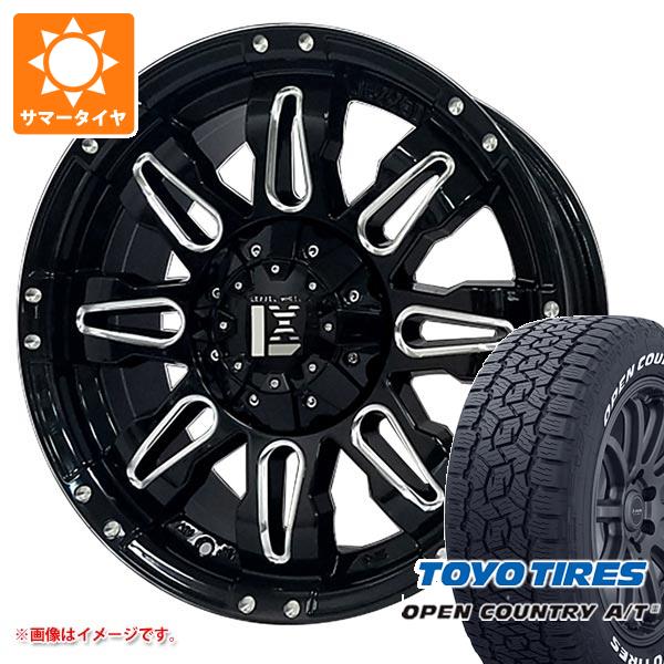 【タイヤ交換対象】ハイラックス 120系用 サマータイヤ トーヨー オープンカントリー A/T3 265/70R17 115T ホワイトレター オフビート レクセル バレーノ オフロードスタイル 8.0-17 タイヤホイール4本セット