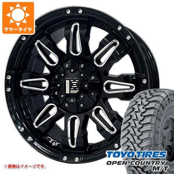 【タイヤ交換対象】RAV4 50系用 サマータイヤ トーヨー オープンカントリー M/T LT265/65R17 120/117P ブラックレター オフビート レクセル バレーノ オフロードスタイル 8.0-17 タイヤホイール4本セット