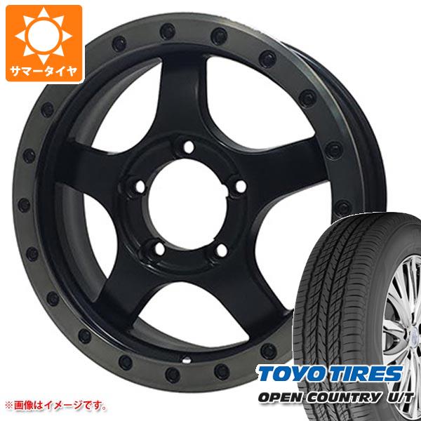 【タイヤ交換対象】ジムニー JB64W用 サマータイヤ トーヨー オープンカントリー U/T 215/70R16 100H オフビート バウンティコレクション BDX05 5.5-16 タイヤホイール4本セット