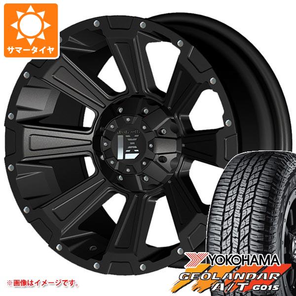 【タイヤ交換対象】RAV4 50系用 サマータイヤ ヨコハマ ジオランダー A/T G015 LT225/75R16 115/112R アウトラインホワイトレター オフビート レクセル オフロードスタイル デスロック 7.0-16 タイヤホイール4本セット