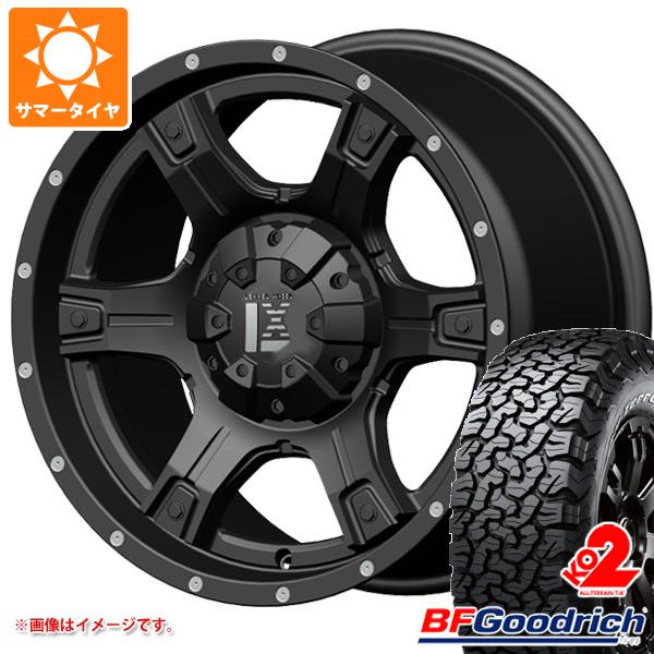 【タイヤ交換対象】サマータイヤ 285/70R17 116/113S BFグッドリッチ オールテレーンT/A KO2 ブラックレター オフビート レクセル アウトロー オフロードスタイル 9.0-17 タイヤホイール4本セット