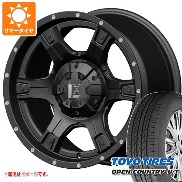 【タイヤ交換対象】ランドクルーザー プラド 150系用 サマータイヤ トーヨー オープンカントリー U/T 265/65R17 112H オフビート レクセル アウトロー オフロードスタイル 9.0-17 タイヤホイール4本セット