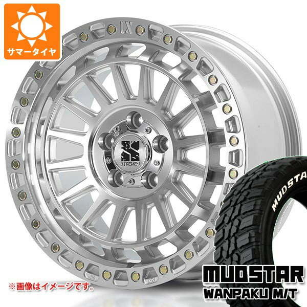 【タイヤ交換対象】ミツビシ エクリプスクロス GK系用 サマータイヤ マッドスター ワンパク M/T 235/70R16 106S ホワイトレター MLJ エクストリームJ XJ08 7.0-16 タイヤホイール4本セット