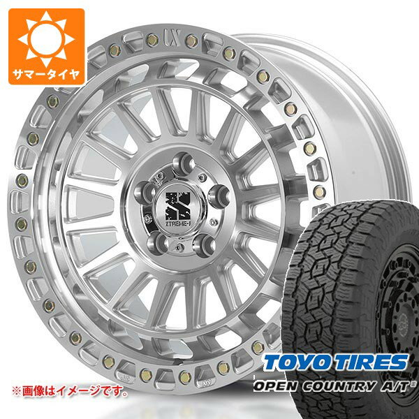 【タイヤ交換対象】ミツビシ エクリプスクロス GK系用 サマータイヤ トーヨー オープンカントリー A/T3 235/65R17 108H XL ブラックレター MLJ エクストリームJ XJ08 7.5-17 タイヤホイール4本セット
