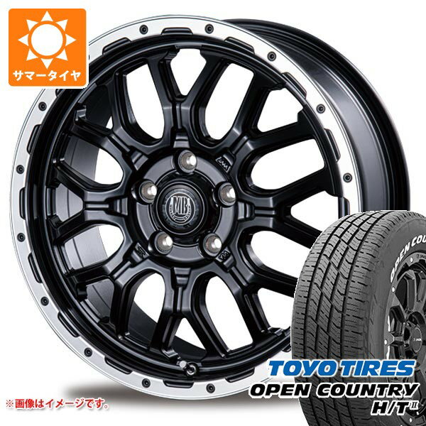 【タイヤ交換対象】ミツビシ エクリプスクロス GK系用 サマータイヤ トーヨー オープンカントリー H/T2 225/65R17 102H ホワイトレター インターミラノ マッドバーン XR-800M 7.0-17 タイヤホイール4本セット