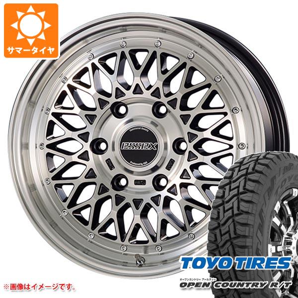 【タイヤ交換対象】ハイエース 200系用 サマータイヤ トーヨー オープンカントリー R/T 215/70R16 100Q ブラックレター エセックス ENCM 6.5-16 タイヤホイール4本セット