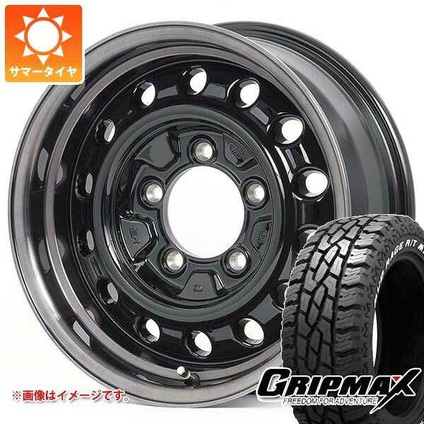 【タイヤ交換対象】スズキ ジムニーノマド JC74W用 サマータイヤ グリップマックス マッドレイジ R/T MAX LT215/70R16 100/97R ホワイトレター アピオ ワイルドボア D 6.0-16 タイヤホイール4本セット