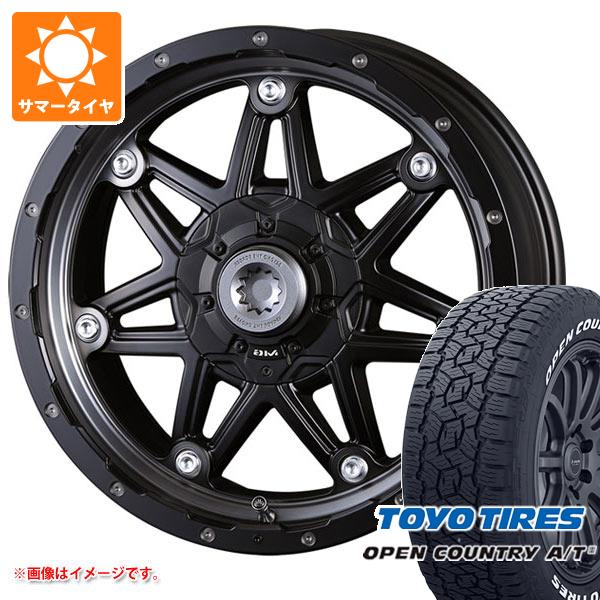 【タイヤ交換対象】5本セット ジープ ラングラー JK/JL系用 サマータイヤ トーヨー オープンカントリー A/T3 LT285/70R17 116/113Q ホワイトレター クリムソン MG ライカン タイヤホイール5本セット